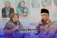 Foto. Moh. Iksan, S.Pd., M.T Kepala Disdik Sumenep (Kanan), Nunung Fitriana (Kiri)