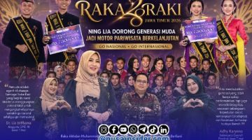 Foto. Anggota DPD RI, Dr Lia Istifhama, S.Sos.i., M.E.I saat menghadiri acara Raka-Raki Jatim 2026 di Surabaya, Jumat 7 Agustus 2026 Malam