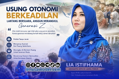 Foto. Anggota DPD/MPR RI, Dr Lia Istifhama S.Sos.i., M.E.I