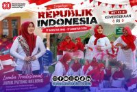 Foto. Dokumentasi Kegiatan Keikutsertaan Anggota DPD RI, Dr Lia Istifhama dalam momentum peringatan HUT RI ke-81 di Surabaya