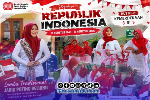 Foto. Dokumentasi Kegiatan Keikutsertaan Anggota DPD RI, Dr Lia Istifhama dalam momentum peringatan HUT RI ke-81 di Surabaya