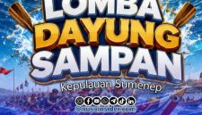 Foto. Crop Flayer Lomba Dayung Sampan di Kepulauan Kangayan - Sumenep