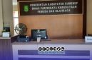 Foto. Tampak Ruang Resepsionis kantor Disbudporapar Sumenep