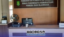 Foto. Tampak Ruang Resepsionis kantor Disbudporapar Sumenep