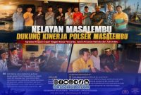 Foto. Nelayan Masalembu di Polsek setempat