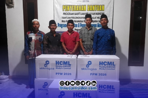 Foto. Penyerahan Bantuan PPM 2026 HCML ke Nelayan di kepulauan Sapudi