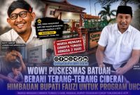 Foto. Suryadi Syah (Kanan), Bupati Sumenep Achmad Fauzi Wongsojudo (Kiri) 