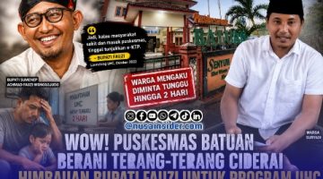 Foto. Suryadi Syah (Kanan), Bupati Sumenep Achmad Fauzi Wongsojudo (Kiri) 