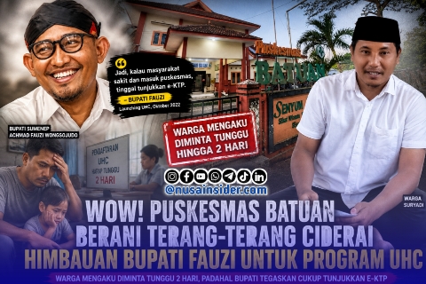 Foto. Suryadi Syah (Kanan), Bupati Sumenep Achmad Fauzi Wongsojudo (Kiri) 