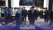 Foto. Bupati Sumenep bersama Forkopimda saat memasuki kawasan TMP Jokotole setempat