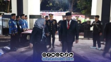 Foto. Bupati Sumenep bersama Forkopimda saat memasuki kawasan TMP Jokotole setempat