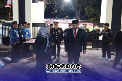 Foto. Bupati Sumenep bersama Forkopimda saat memasuki kawasan TMP Jokotole setempat
