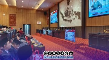 Foto. Rapat Dengar pidato Presiden Prabowo Subianto di DPRD Sumenep