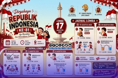 Foto. Flayer Lomba kemerdekaan RI ke-81