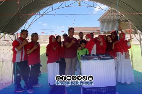 Foto. Semangat Kemerdekaan di SD Negeri Palengaan Laok 1, Kabupaten Pamekasan. 