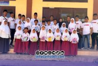 Foto. Tank Oreng Go To School MI Nurul Aula, Desa Pancor, Kecamatan Gayam, Kabupaten Sumenep.
