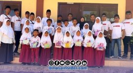 Foto. Tank Oreng Go To School MI Nurul Aula, Desa Pancor, Kecamatan Gayam, Kabupaten Sumenep.