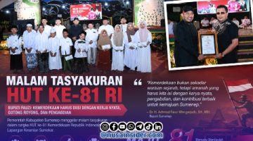 Foto. Kegiatan Tasyakuran HUT RI ke-81 Pemkab Sumenep