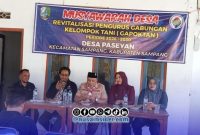 Foto. Musyawarah Desa (Musdes) kabupaten Sampang, Madura Jatim