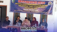 Foto. Musyawarah Desa (Musdes) kabupaten Sampang, Madura Jatim