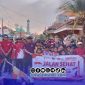 Foto. Jalan-jalan Sehat (JJS) Kecamatan Gayam dalam rangka HUT Kemerdekaan RI ke-81 bersama Masyarakat Lintas Generasi
