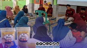 Foto. KKN STITA di Desa Bellukraje Lakukan Inovasi Jamu Temulawak