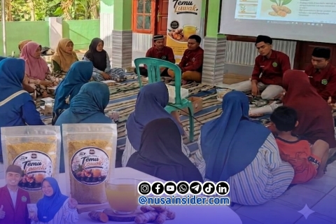 Foto. KKN STITA di Desa Bellukraje Lakukan Inovasi Jamu Temulawak