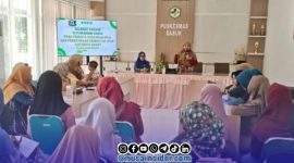 Foto. Kegiatan Skrining SDN Kerta Barat di Puskesmas Dasuk Sumenep