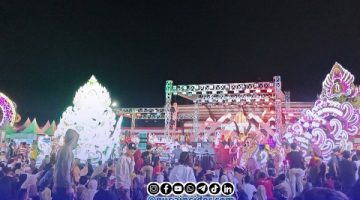Foto. Tampak Panggung Utama Madura Culture Festival 4 2026 di GOR A Yani Sumenep