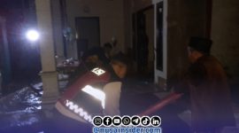 Foto. Sumber Humas Polres Pamekasan dalam kejadian Kebakaran rumah warga