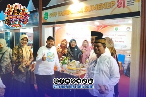 Foto. Kunjungan Bupati Sumenep Achmad Fauzi wongsojudo ke Stan DWP dalam Gelaran MCF 4 2026 