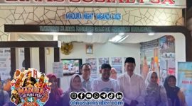 Foto. Kunjungan Bupati Sumenep, Achmad Fauzi wongsojudo SH.,MH saat mengunjungi Stan Dinsos P3A Sumenep