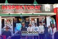 Foto. Kunjungan Bupati Sumenep Achmad Fauzi wongsojudo, SH., MH saat mengunjungi Stan Inspektorat Sumenep