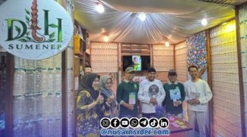 Foto. Bupati Sumenep saat berkunjung ke Stan DLH Sumenep dalam Gelaran Madura culture Festival 4 2026