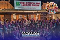Foto. Kunjungan Bupati Sumenep, Achmad Fauzi wongsojudo SH., MH ke Stan Dinkes P2KB dalam Gelaran MNV & MCF 2026 di GOR A Yani 