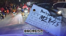 Foto. Kondisi Parkir Liar di Sebelah Barat GOR A Yani dan Kertas Karcis tak Berporporasi