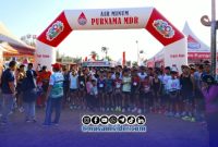 Foto. Ribuan Peserta tampak antusias Mengikuti Go Sumenep Purnama Fun Run 2026 dalam Gelaran Madura Culture Festival #4 di GOR A Yani 