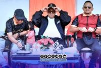 Foto. Pembukaan JJS Central 88 yang dihadiri langsung Owner Central 88 Ali Zainal Abidin (Kanan) dan Owner PR Bawang Mas H Hairul Umam (Tengah) 