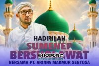 Foto. Potongan Flayer Sumenep Bershalawat bersama PT Arinna Makmur Sejahtera 2026