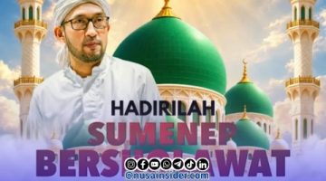 Foto. Potongan Flayer Sumenep Bershalawat bersama PT Arinna Makmur Sejahtera 2026
