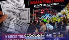 Foto. Pagelaran MCF#4 dan Dugaan Penitipan Kendaraan di GOR A Yani Sumenep