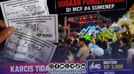 Foto. Pagelaran MCF#4 dan Dugaan Penitipan Kendaraan di GOR A Yani Sumenep