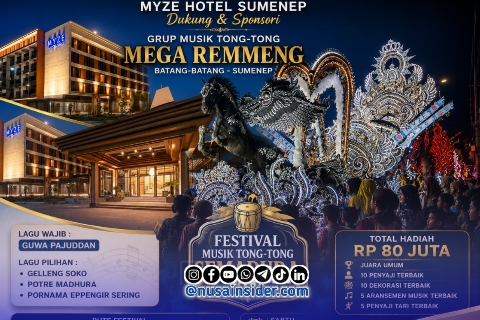 Foto. Ilustrasi Kolaborasi Grup Musik Tong-tong Mega Remmeng bersama Myze Hotel