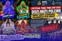 Foto. Empat Grup Musik Tong-tong legendaris Sumenep