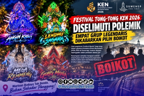 Foto. Empat Grup Musik Tong-tong legendaris Sumenep