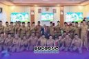 Foto Bersama ASN Badan perencanaan pembangunan daerah (Bappeda) Sumenep usai kegiatan Maulid Nabi dan Santunan Anak Yatim