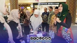 Foto. Anggota DPD RI - Ning Lia saat hadiri acara Umrah Fest 2026 di Gresik Jawa Timur
