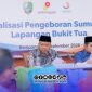 Foto. Rencana pengeboran sumur pengembangan di Lapangan Bukit Tua kepada Pemerintah Kabupaten Sampang dan masyarakat setempat oleh skkmigas - Searah ketapang II Ltd 