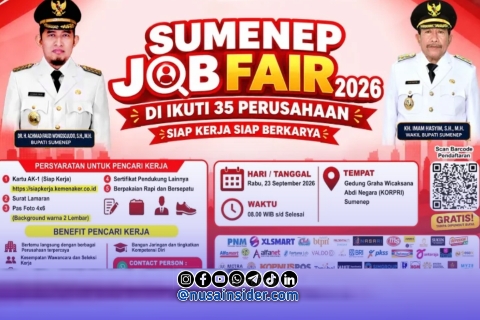 Foto. Flayer Sumenep Job Fair 2026