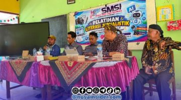Foto. Pelatihan Literasi Jurnalistik SMS Sumenep